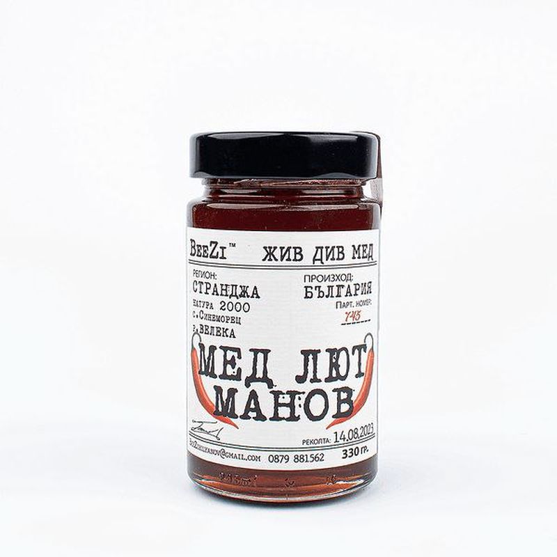  Манов мед лют 330 гр