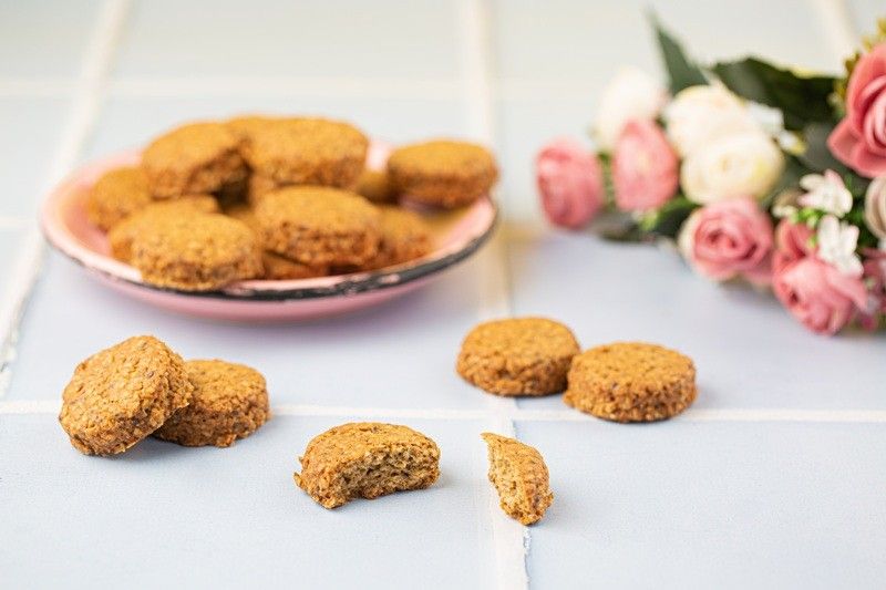  Овесени бисквити с лимонов вкус, чиа и джинджифил 200 гр