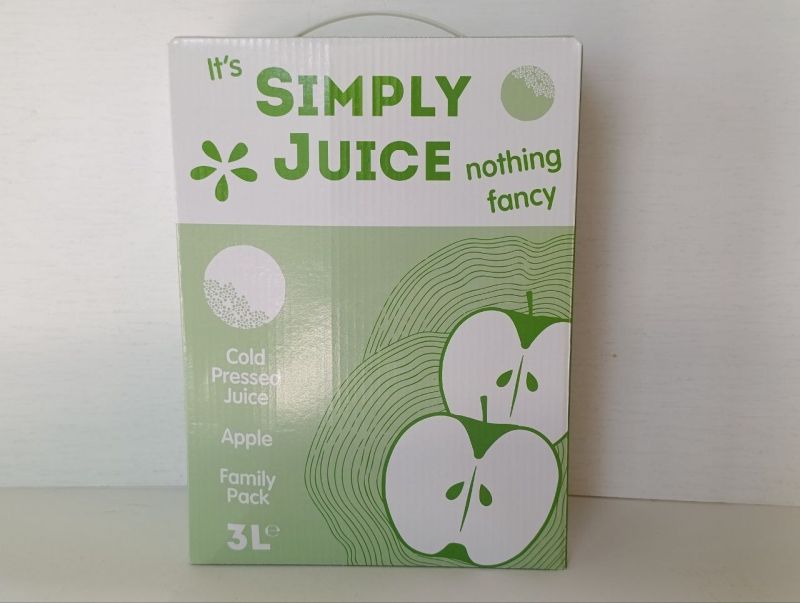  Сок натурален Simply Juice Ябълка 3 л