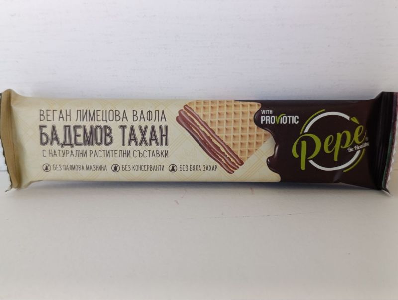  Вафла лимецова PEPE с бадемов тахан и Proviotic 30 гр